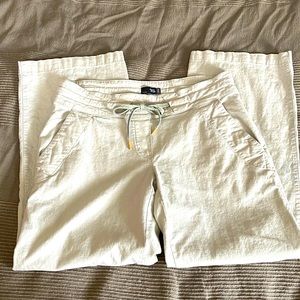 size M Chlorophylle Linen blend drawstring pants
